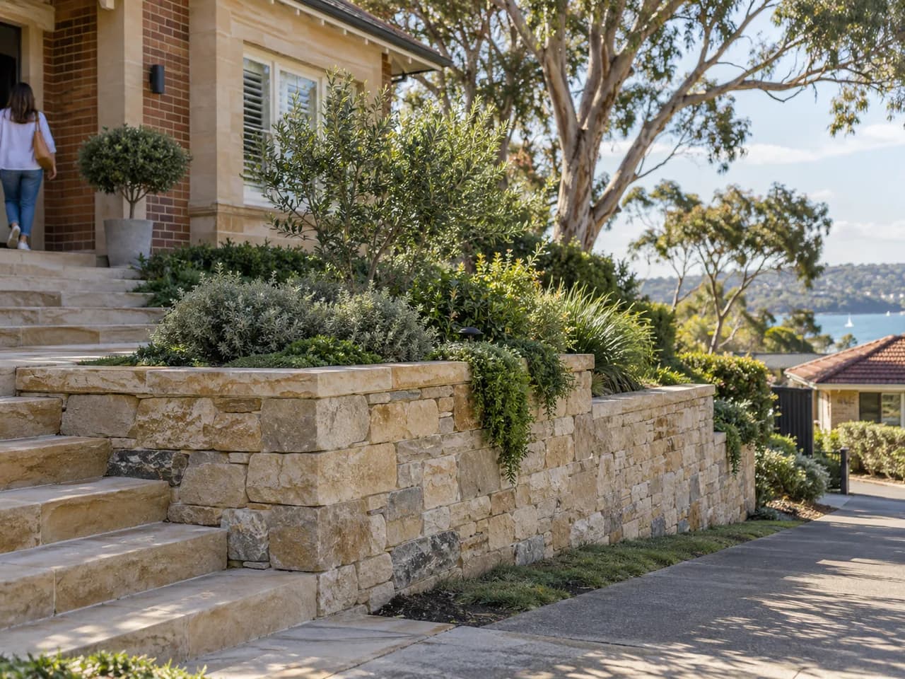Illustrative stone wall type in Sydney